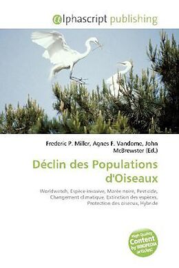 Couverture cartonnée Déclin des Populations d'Oiseaux de 