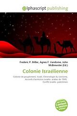 Couverture cartonnée Colonie Israélienne de 