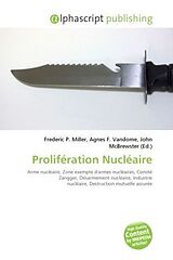 Couverture cartonnée Prolifération Nucléaire de 