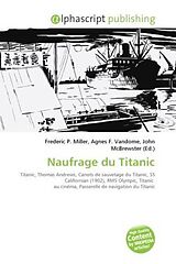 Couverture cartonnée Naufrage du Titanic de 