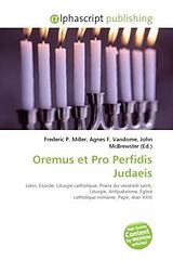 Couverture cartonnée Oremus et Pro Perfidis Judaeis de 