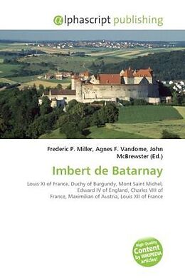 Couverture cartonnée Imbert de Batarnay de 