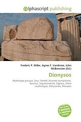 Couverture cartonnée Dionysos de 