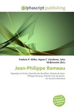 Couverture cartonnée Jean-Philippe Rameau de 