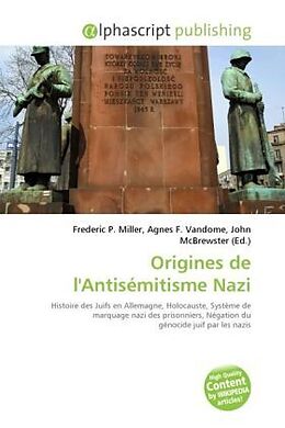 Couverture cartonnée Origines de l'Antisémitisme Nazi de 