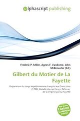 Couverture cartonnée Gilbert du Motier de La Fayette de 