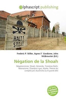 Couverture cartonnée Négation de la Shoah de 