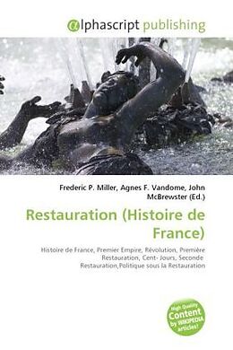 Couverture cartonnée Restauration (Histoire de France) de 