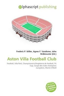 Couverture cartonnée Aston Villa Football Club de 