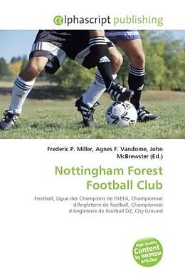 Couverture cartonnée Nottingham Forest Football Club de 