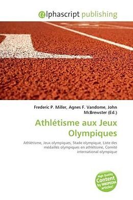 Couverture cartonnée Athlétisme aux Jeux Olympiques de 