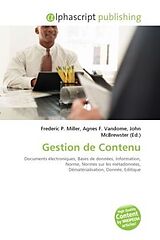 Couverture cartonnée Gestion de Contenu de 