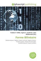 Couverture cartonnée Forme Bilinéaire de 