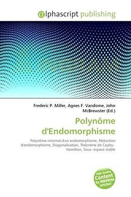 Couverture cartonnée Polynôme d'Endomorphisme de 