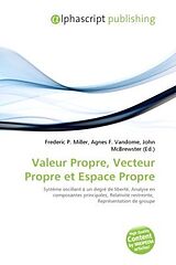 Couverture cartonnée Valeur Propre, Vecteur Propre et Espace Propre de 