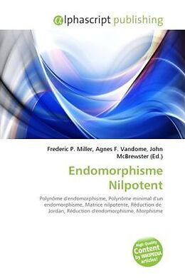 Couverture cartonnée Endomorphisme Nilpotent de 