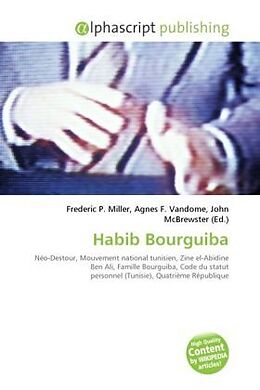 Couverture cartonnée Habib Bourguiba de 