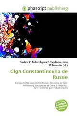 Couverture cartonnée Olga Constantinovna de Russie de 