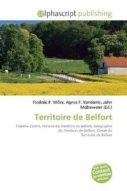 Kartonierter Einband Territoire de Belfort von 