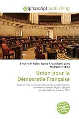 Couverture cartonnée Union pour la Démocratie Française de 