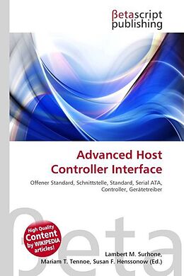Kartonierter Einband Advanced Host Controller Interface von 