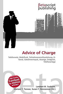 Kartonierter Einband Advice of Charge von 