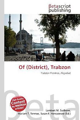 Couverture cartonnée Of (District), Trabzon de 