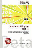 Kartonierter Einband Advanced Shipping Notice von 