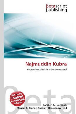 Couverture cartonnée Najmuddin Kubra de 