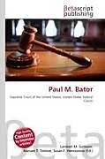 Kartonierter Einband Paul M. Bator von