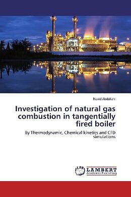 Couverture cartonnée Investigation of natural gas combustion in tangentially fired boiler de Navid Abdollahi