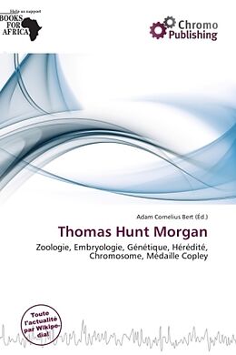 Couverture cartonnée Thomas Hunt Morgan de 