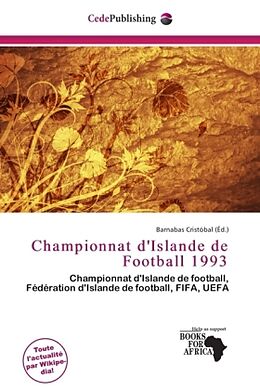 Couverture cartonnée Championnat d'Islande de Football 1993 de 