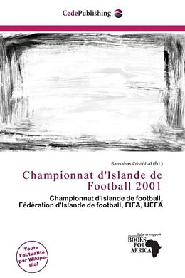 Couverture cartonnée Championnat d'Islande de Football 2001 de 