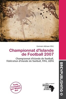 Couverture cartonnée Championnat d'Islande de Football 2007 de 