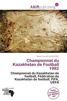 Couverture cartonnée Championnat du Kazakhstan de Football 1992 de 