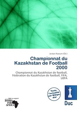 Couverture cartonnée Championnat du Kazakhstan de Football 2000 de 