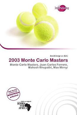 Kartonierter Einband 2003 Monte Carlo Masters von 