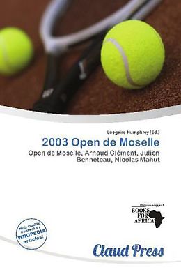 Kartonierter Einband 2003 Open de Moselle von 