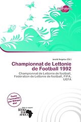 Couverture cartonnée Championnat de Lettonie de Football 1992 de 