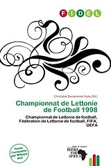 Couverture cartonnée Championnat de Lettonie de Football 1998 de 