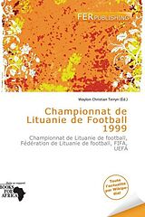 Couverture cartonnée Championnat de Lituanie de Football 1999 de 