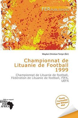 Couverture cartonnée Championnat de Lituanie de Football 1999 de 