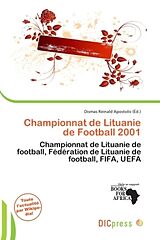 Couverture cartonnée Championnat de Lituanie de Football 2001 de 