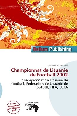 Couverture cartonnée Championnat de Lituanie de Football 2002 de 