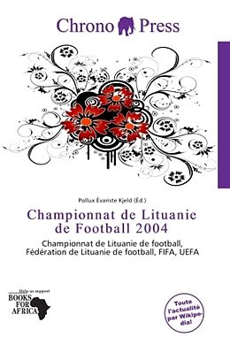 Couverture cartonnée Championnat de Lituanie de Football 2004 de 