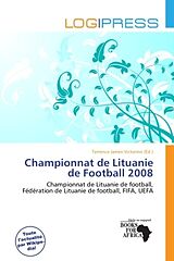 Couverture cartonnée Championnat de Lituanie de Football 2008 de 