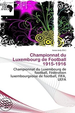 Couverture cartonnée Championnat du Luxembourg de Football 1915-1916 de 