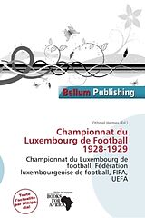 Couverture cartonnée Championnat du Luxembourg de Football 1928-1929 de 