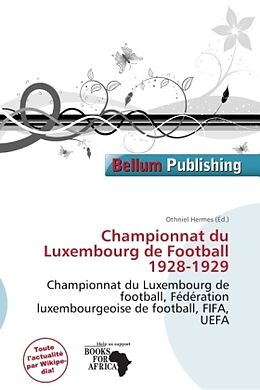 Couverture cartonnée Championnat du Luxembourg de Football 1928-1929 de 